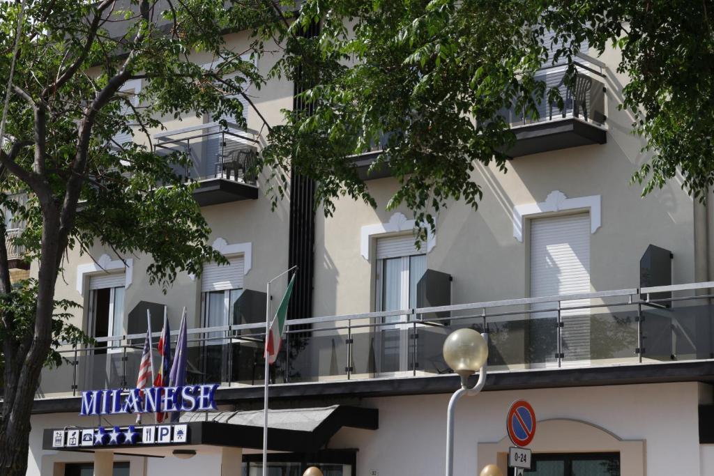 Hotel Milanese Rimini Exterior foto